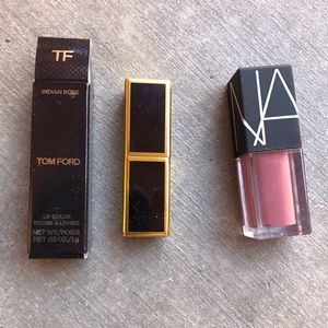 Tom Ford Indian Rose and NARS Bound Lipstick Minis
